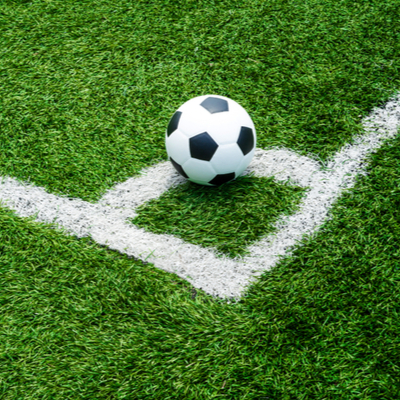 soccer ball on a field